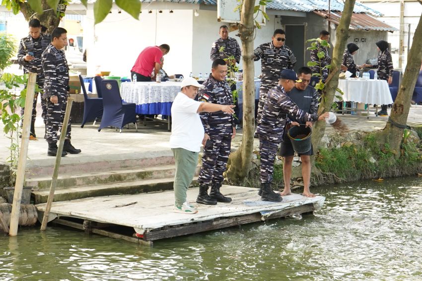 Optimalkan Lahan Produktif, Dan Kodaeral I Tinjau Tanaman Hidroponik dan Kolam Ikan Patin-Lele