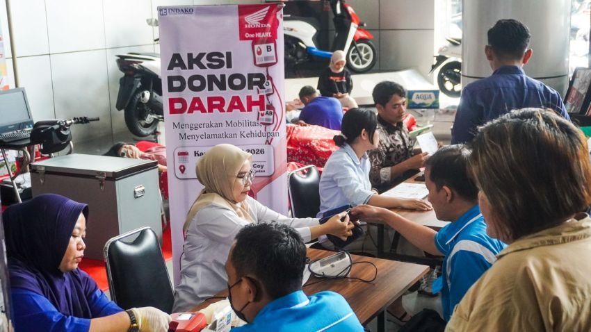 Bersama Satu HATI, Honda Indako Salurkan Kepedulian Lewat Aksi Donor Darah