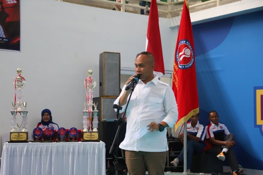 Kadispora Sumut Buka Kejuaraan Voli Antar Klub U-15 MAVI Sumut, Diikuti 46 Klub dan Peserta Luar Provinsi