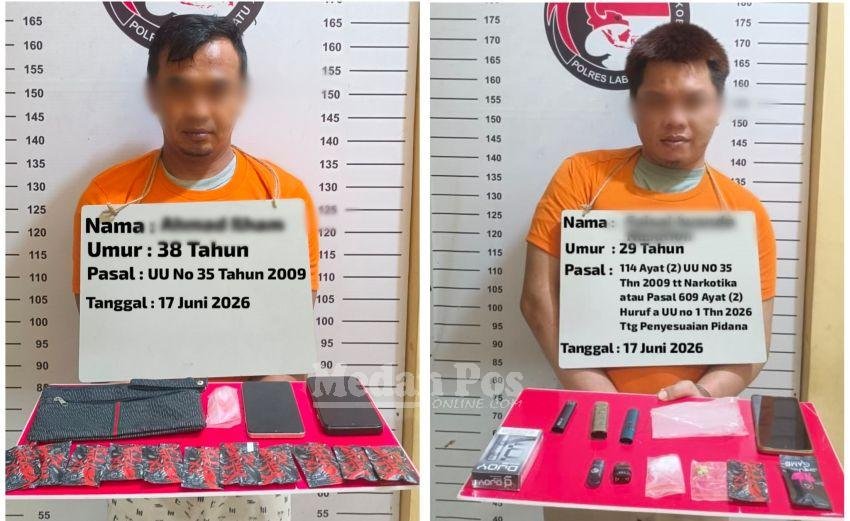 Luar Biasa! Polres Labuhanbatu Bongkar Peredaran Narkoba dari Lapas Labuhanbilik, Polisi Lebih Dulu Tangkap Pegawai