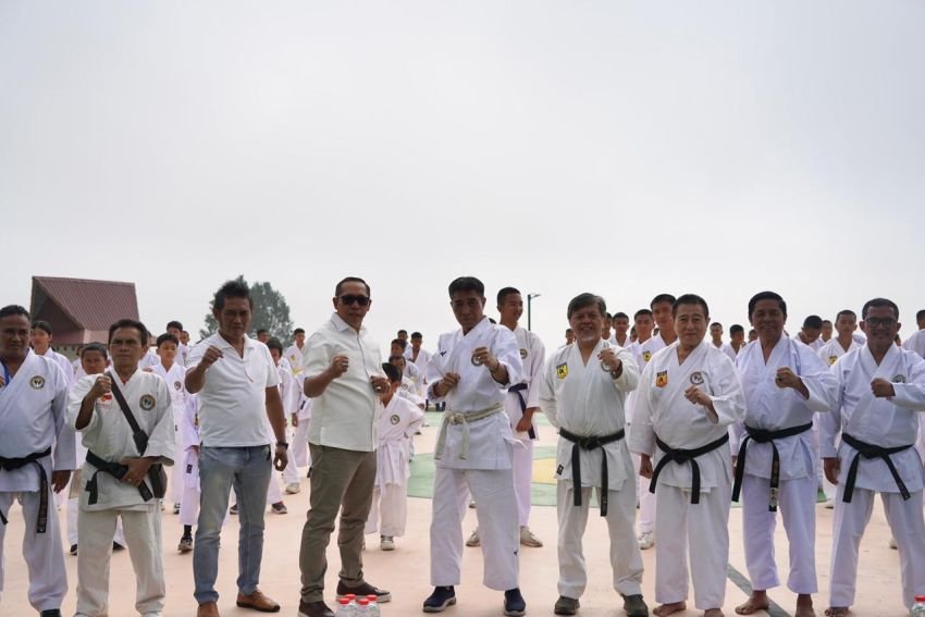 Diikuti 300 Karateka, &lrm;JTP Buka Ujian Kenaikan Sabuk Kyu Wadokai