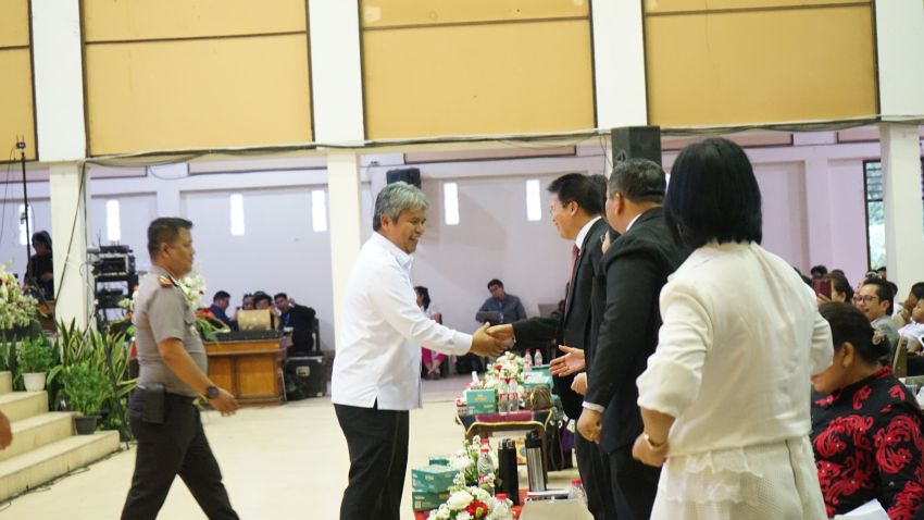 Wabup Sampaikan 5 Pesan Emas Menghadapi Tantangan Zaman Di Jambore Nasional ASM HKBP&lrm;
