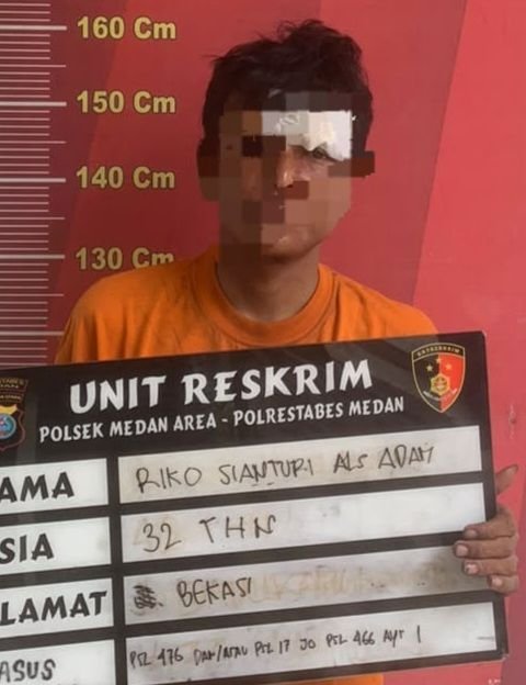 Polsek Medan Area Amankan Pencuri Kotak Infak : Pelaku Sempat Diamuk Massa