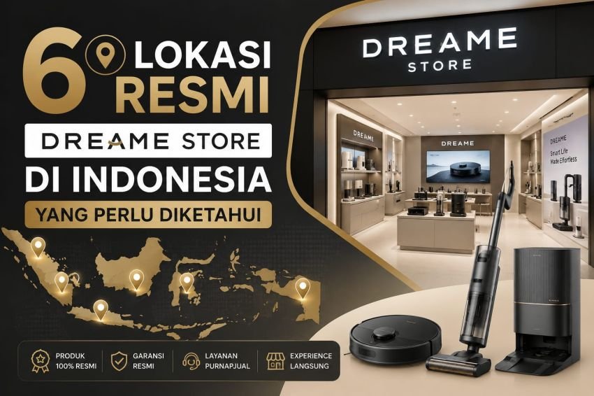 6 Lokasi Resmi Dreame Store di Indonesia yang Perlu Diketahui