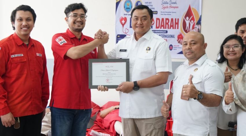 Sambut HANI 2026, Kepala BNNP Sumut Ikuti Aksi Donor Darah Kemanusiaan : Wujud Kepedulian Insan BNN
