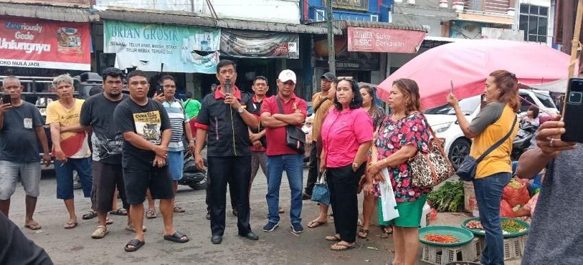 Pedagang Pasar Delitua Tolak Pindah Jika Bupati Deliserdang Tidak Perbaiki Fasilitas Delitua Old Town