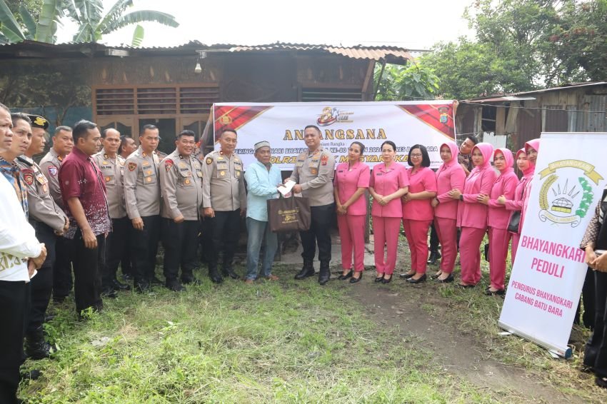 POLRES BATU BARA GELAR ANJANGSANA DALAM RANGKA HARI BHAYANGKARA KE-80