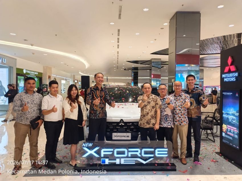 Teknologi Hybrid Generasi Terbaru, Mitsubishi Resmi Luncurkan New Xforce di Kota Medan