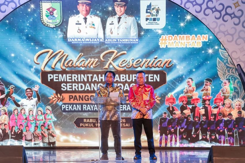 Malam Kesenian di PRSU, Bupati Sergai Ajak Generasi Muda Jaga Warisan Budaya