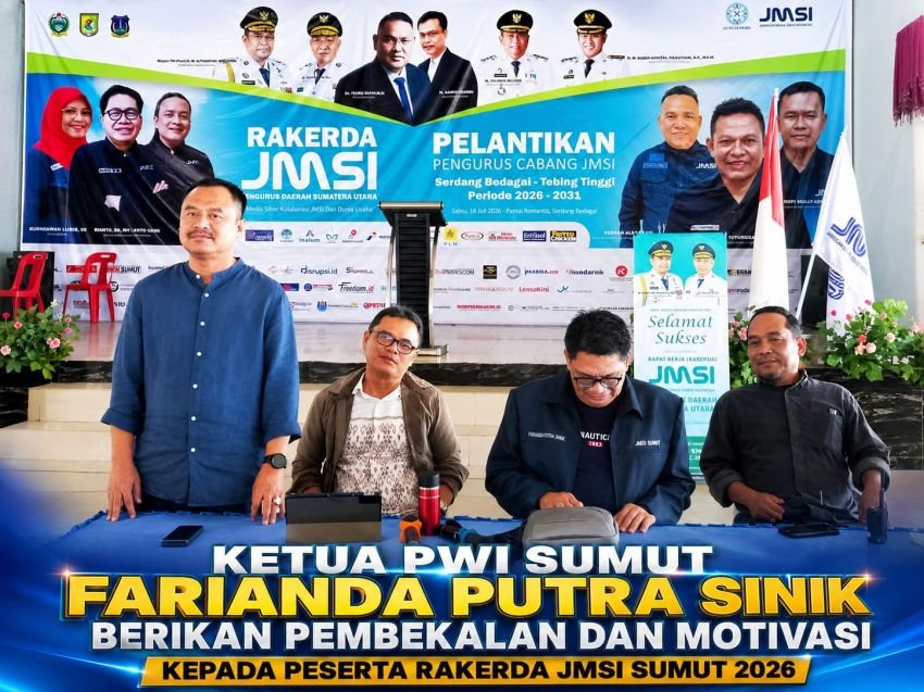 Farianda Hadiri Rakerda JMSI Sumut, Siap Bertarung Secara Demokratis dengan Rianto (Anto Genk) di Konferensi PWI Sumut 2026