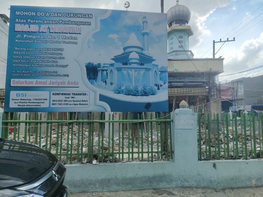 Masjid Attawabin Buruh Uluran Tangan Donatur