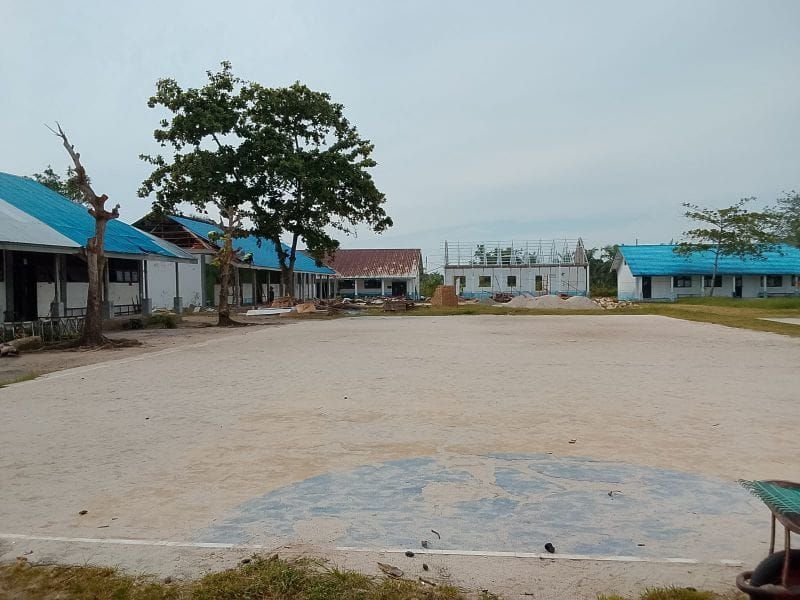 Proyek Revitalisasi SMAN 1 Medang Deras Mulai Dikerjakan, Penggunaan Material Lama Tuai Sorotan