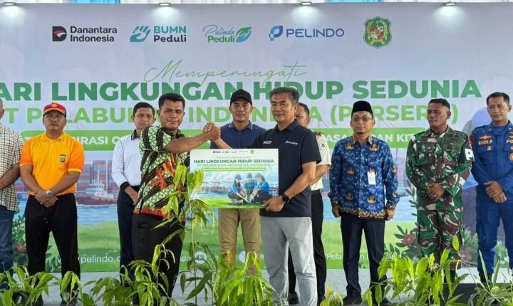 Pelindo Tanam 2.500 Pohon di Belawan Peringati Hari Lingkungan Hidup 2026