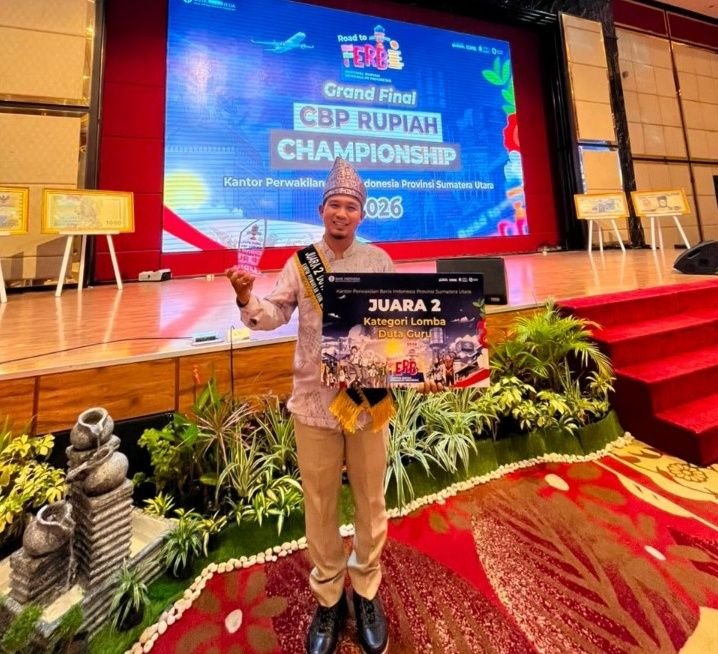 Guru MAN 1 Deli Serdang Raih Runner-Up Duta Guru Bank Indonesia Sumatera Utara 2026
