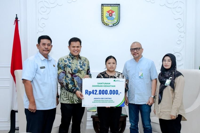 Ahli Waris Guru Sekolah Minggu Terima Rp42 Juta JKM BPJS Ketenagakerjaan