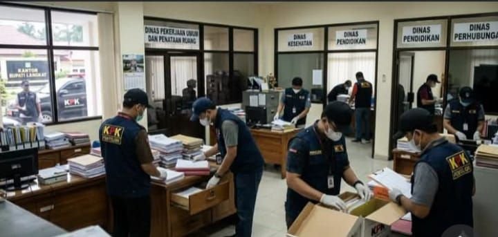Bertambah, Penyidik KPK Geledah 7 Lokasi di Langkat, Kantor Dinas Kesehatan dan BKD Turut Digeledah