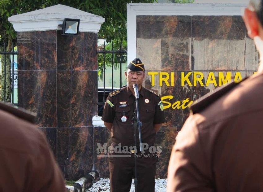Apel Pagi Kejari Labuhanbatu Selatan Tekankan Disiplin, Integritas, dan Pelayanan Prima