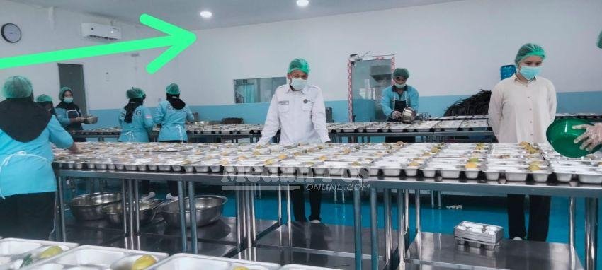 Ikut Standar BGN, Area Produksi dan Pemorsian SPPG Uneka Terpisah