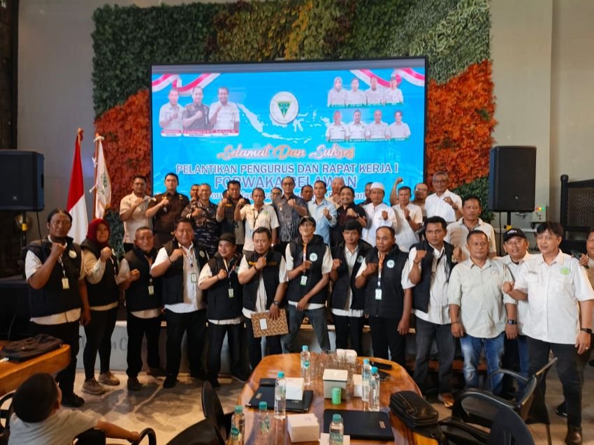 Budi Yanto SH Dilantik sebagai Ketua Forum Wartawan Kejaksaan Belawan