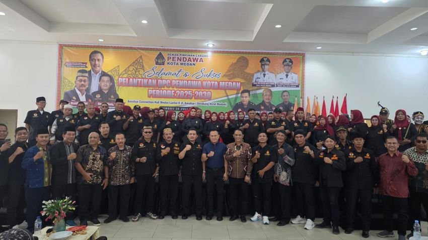 Anggota DPR RI Maruli Siahaan  Sampaikan Harapan DPD Pendawa Kota Medan Dapat Merajut Kebersamaan Demi Persatuan