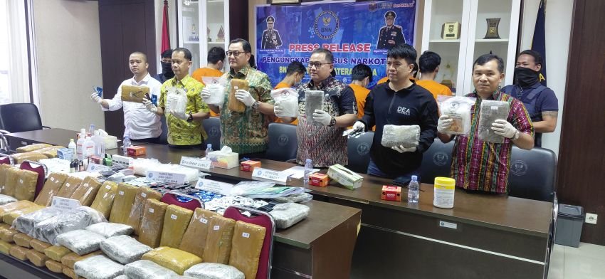 Seminggu, BNN Sumut Ungkap Kasus Narkoba dan Home Industri Pod Getar : BB 8 Kg Sabu, dan 92 Kg Ganja
