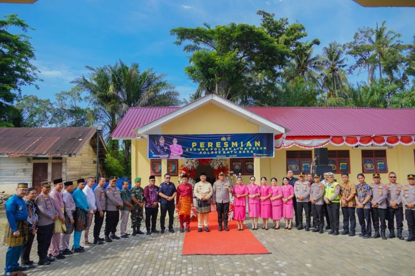 Bupati Batu Bara Resmikan Gedung Mako Polsek Lima Puluh, Dorong Peningkatan Pelayanan kepada Masyarakat