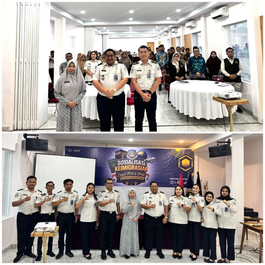 CTPPO/ TPPM, Imigrasi Kelas II TPI Pematangsiantar Hadirkan Sosialisasi Keimigrasian Bagi Penyelenggara Haji/Umrah di Kota Tebing Tinggi