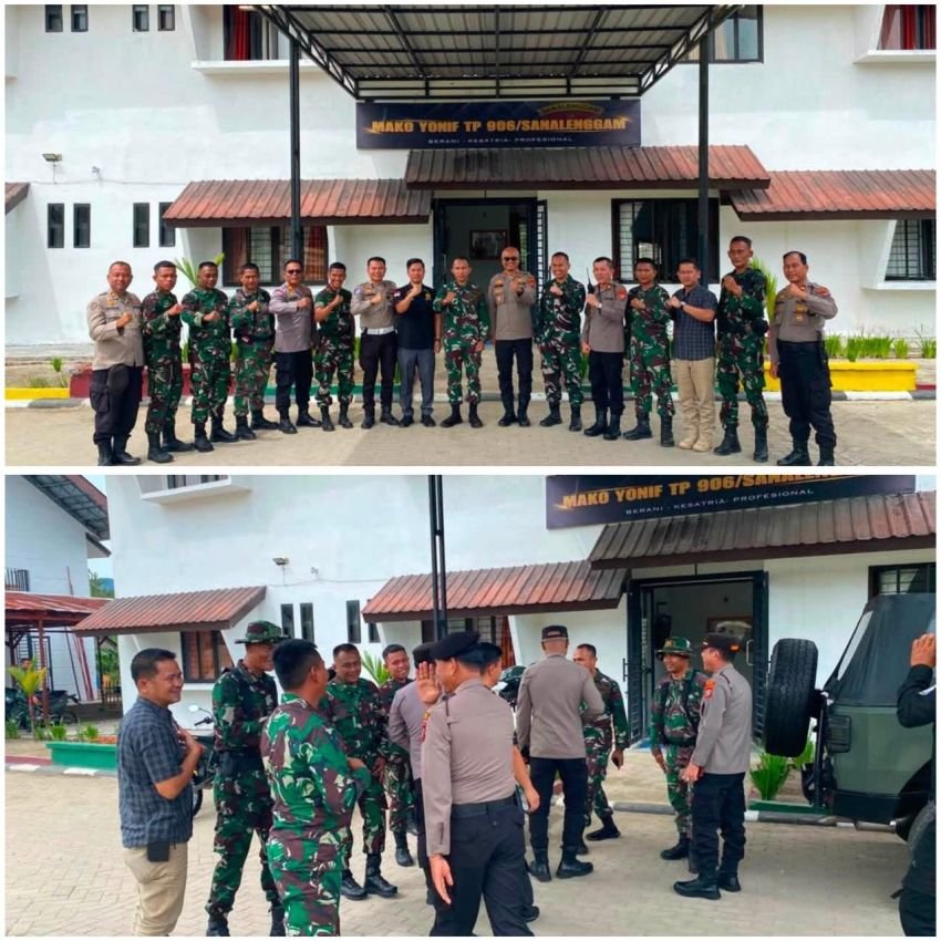 Bentuk Sinergitas Antara TNI - Polri Dan Kejaksaan, Polres Pakpak Bharat Kunjungi YON TP-906/SLG dan Kejaksaan Dairi-Pakpak