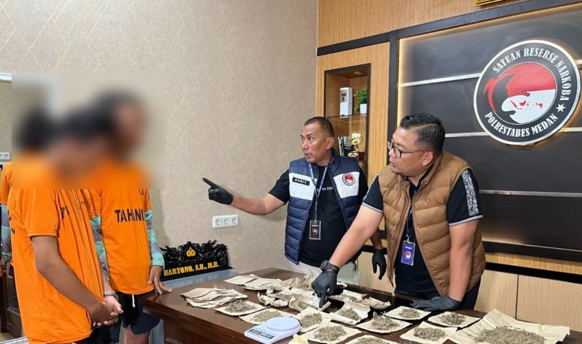 Dari Bangku Kuliah ke Meja Hijau : Polrestabes Medan Ungkap Peredaran Ganja di Lingkungan Mahasiswa
