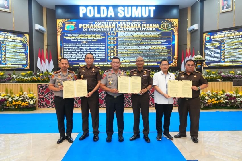 Wujudkan Penegakan Hukum Profesional Tanpa Praktik Transaksional, Polda Sumut-Kejati Sumut Teken MoU