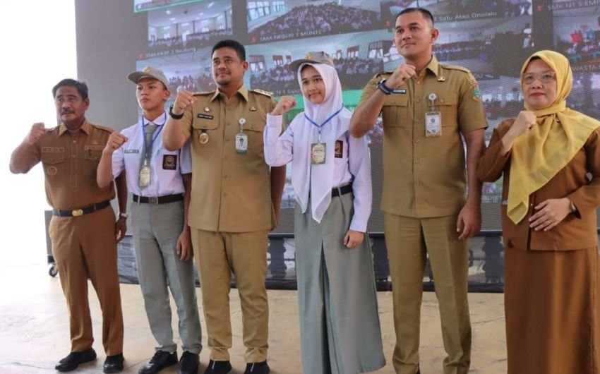 Bobby Nasution Buka MPLS SMA/SMK/SLB se-Sumut di Kota Binjai, Tekankan Pendidikan Karakter