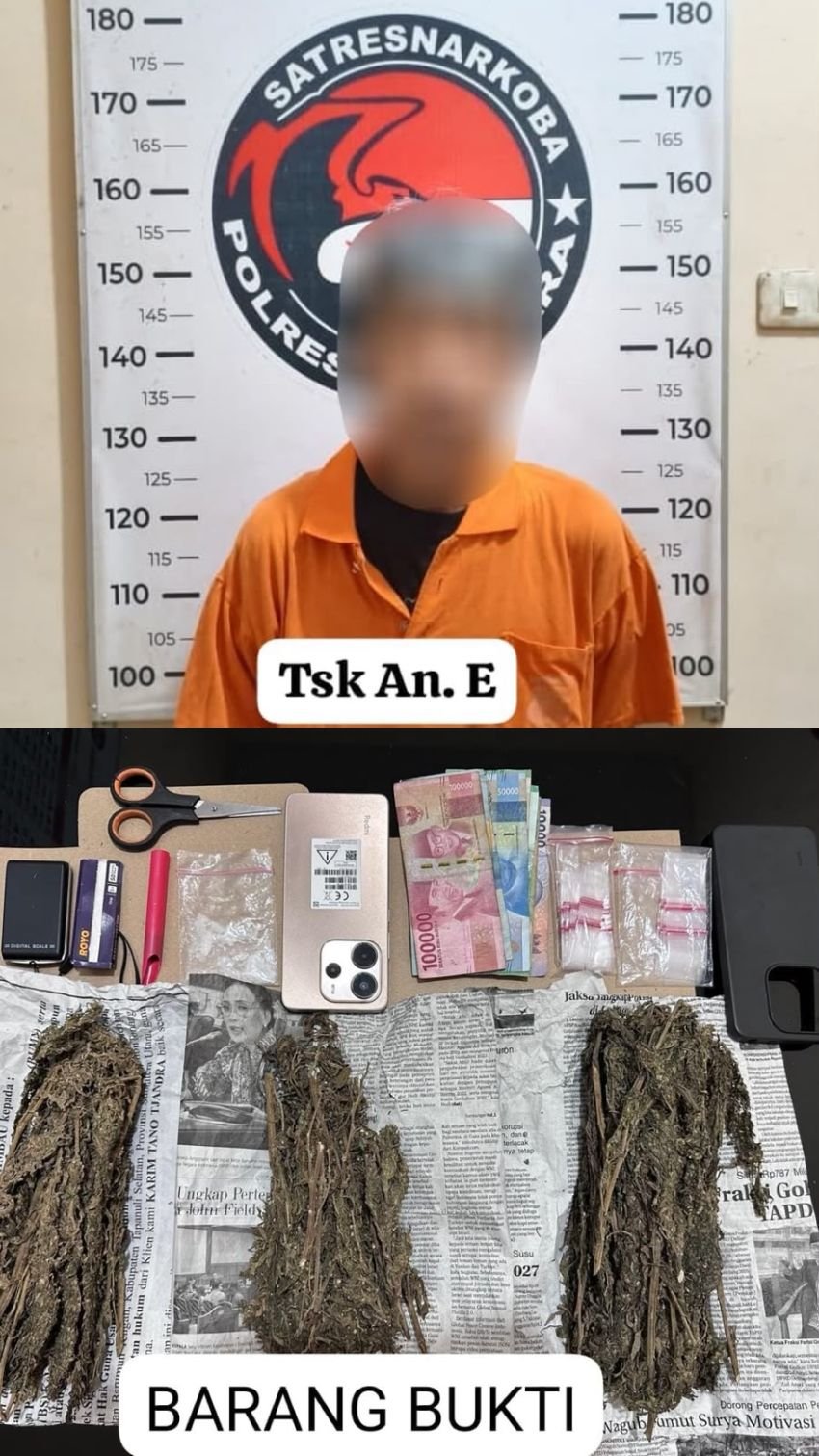 Satresnarkoba Polres Batu Bara Ungkap Kasus Peredaran Narkotika, Seorang Tersangka Diamankan Beserta Sabu dan Ganja