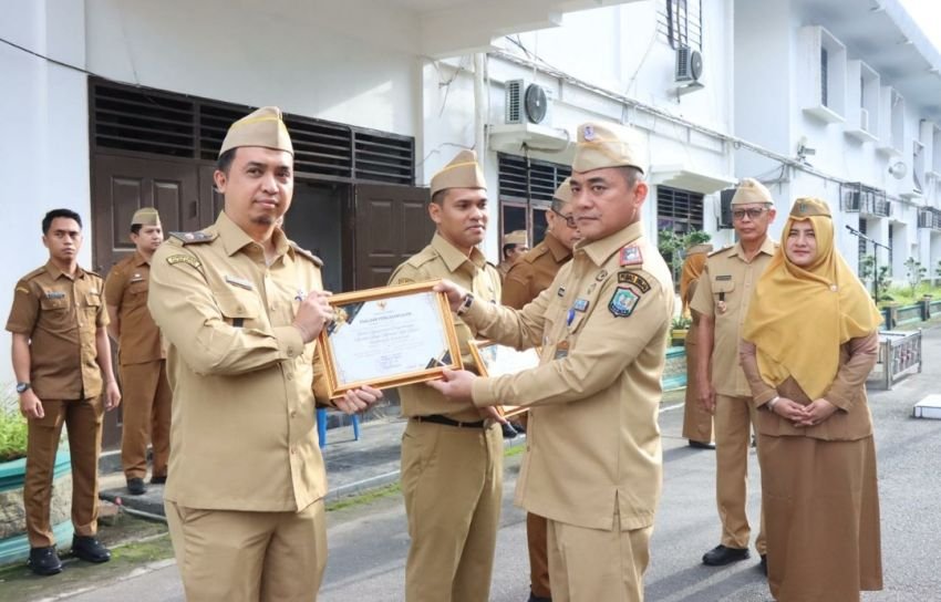 Pimpin Apel Gabungan, Sekdako Binjai Tekankan Disiplin serta Percepatan Program Strategis