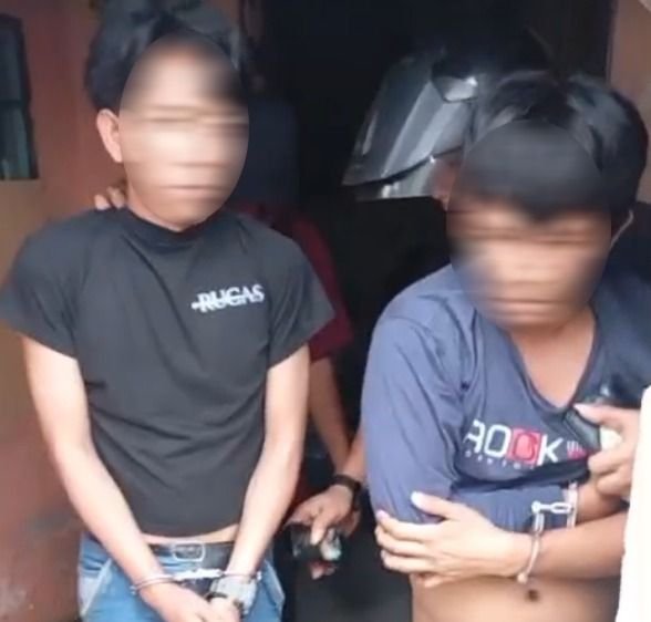 Makjang ! Abang Beradik Jadi Pengedar Narkoba Desa Manunggal : Barang Bukti 4 Paket Sabu