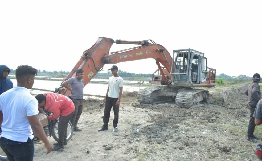 Tim Keamanan PTPN I Regional 1 Tindak dan Laporkan 7 Terduga Penambang llegal di Lahan Negara