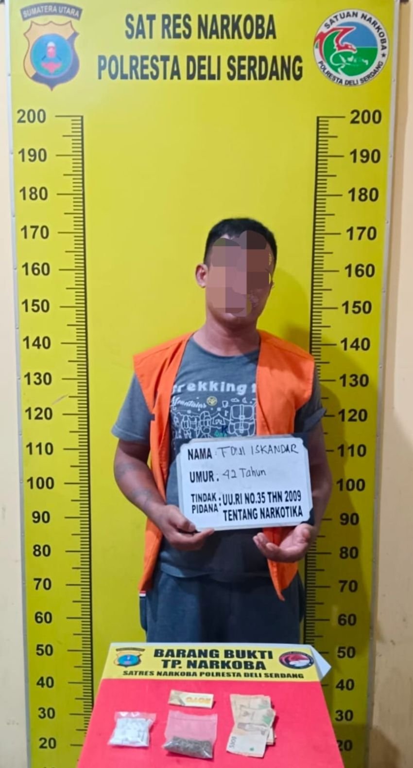 Bawa Ganja, Pria Ini Ditangkap Polresta Deli Serdang