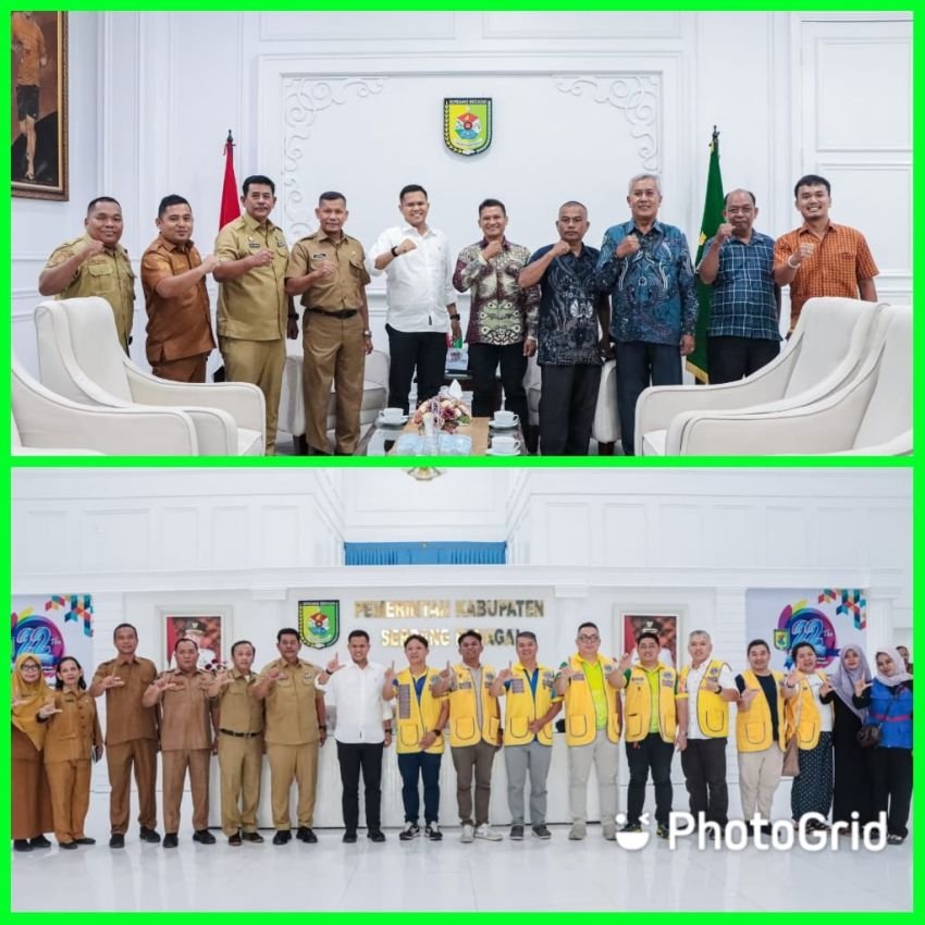 Wabup Sergai Terima Audiensi Panitia Pembangunan GMI Hosana Bintang Bayu dan Lions Club