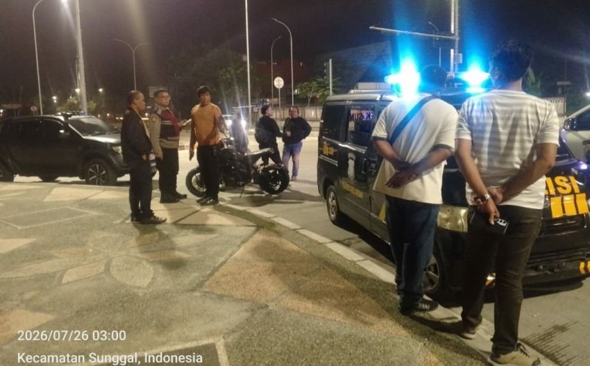 Patroli KRYD Polsek Sunggal Antisipasi Gangguan Kamtibmas