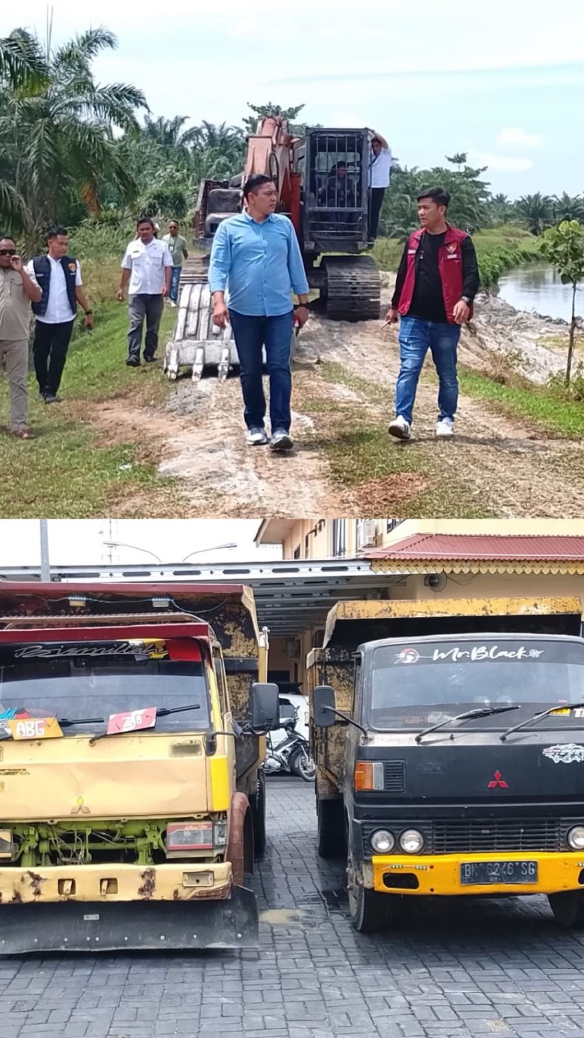 Satreskrim Polres Batu Bara Amankan Empat Orang dan Tiga Kendaraan Terkait Dugaan Galian Tanah Pasir Tanpa Izin