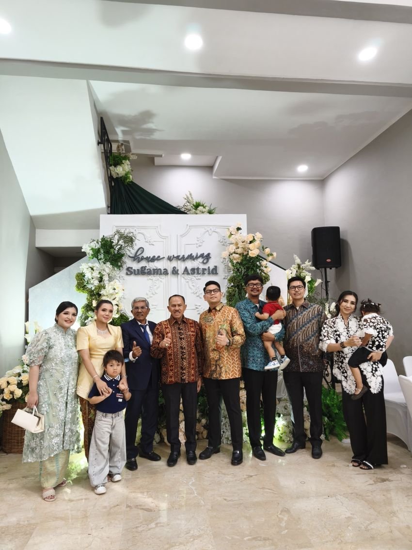 Maruli Siahaan Hadiri Acara Memasuki Rumah Baru Cucu Pengusaha Nasional "Labersa"