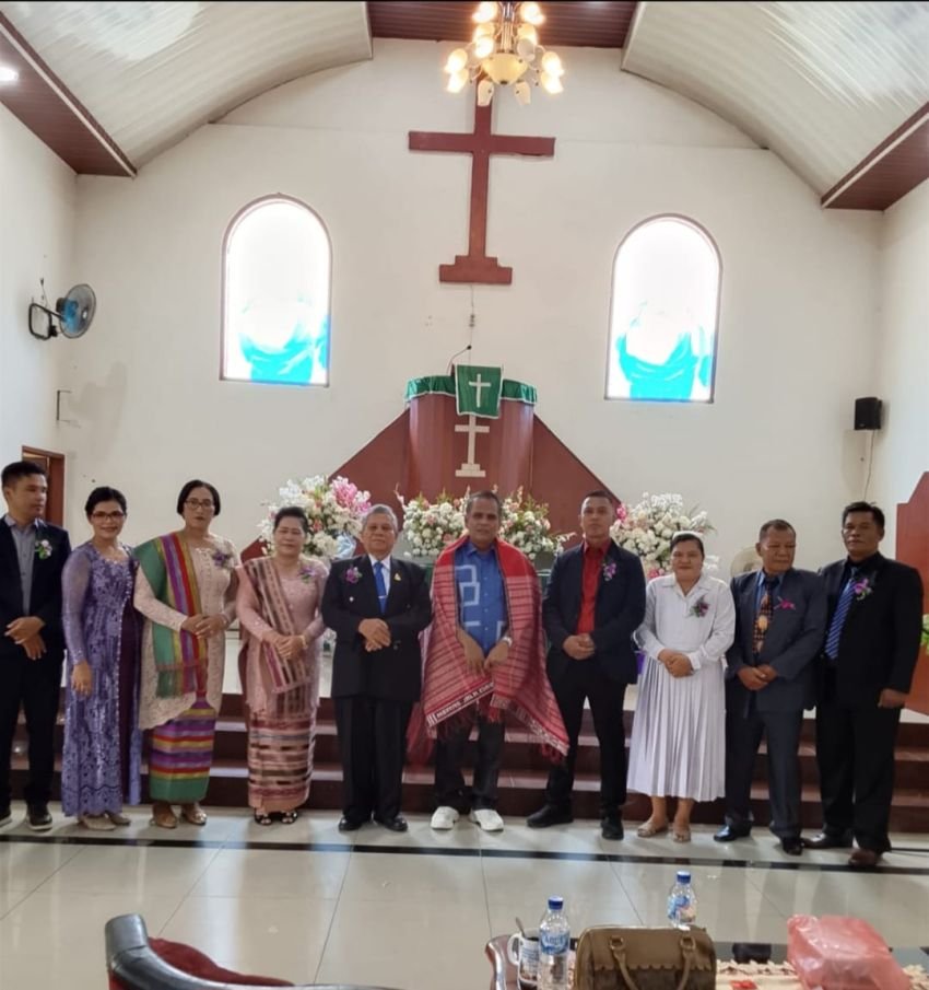 Komitmen Maruli Siahaan Terus Hadir Pengembangan Gereja, Pesta Ulang Tahun ke 22 Dan Pembangunan HKBP Eben Ezer Martoba Beri Bantuan