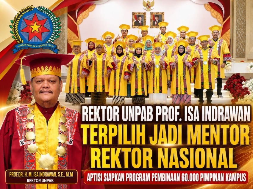 UNPAB Wisuda ke-76, Rektor Prof. Isa Indrawan Terpilih Jadi Mentor Rektor Nasional