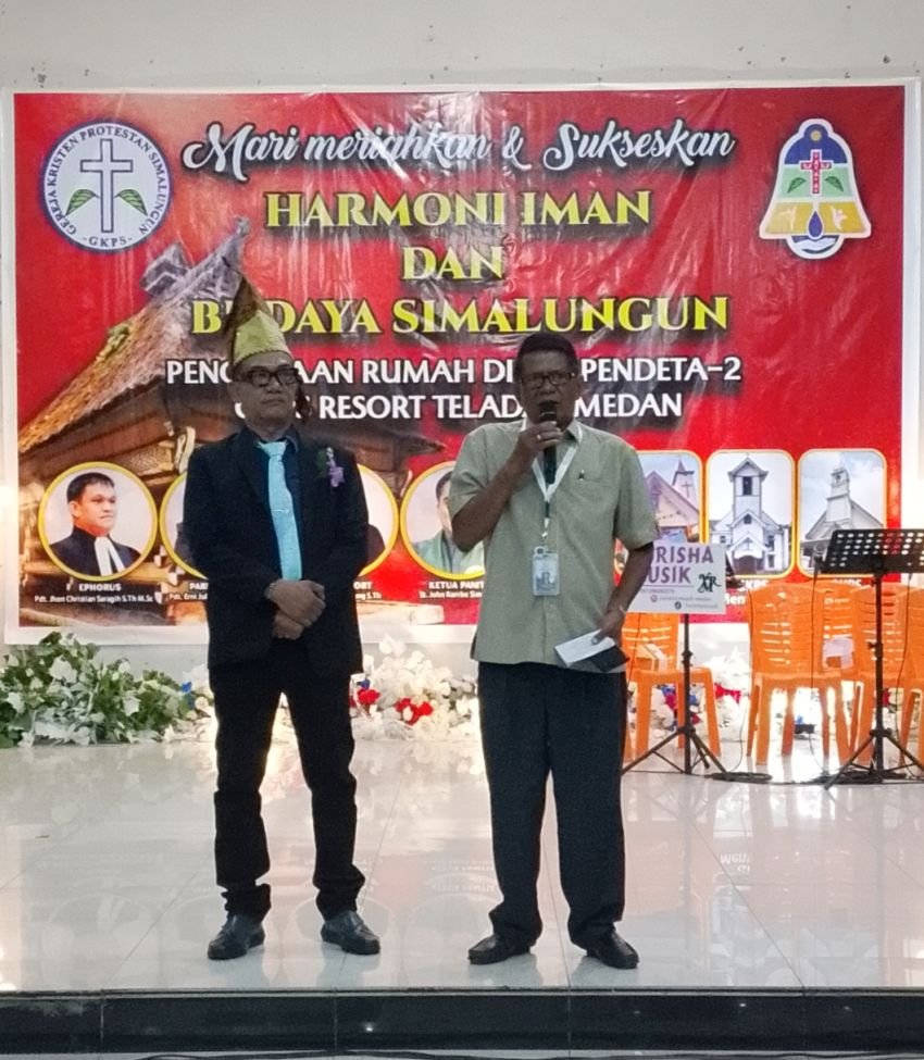 Harmoni Iman dan Budaya Simalungun, Maruli Siahaan Dukung Marsiurupan Pengadaan Rumah Dinas Pendeta GKPS Ressort Teladan Medan
