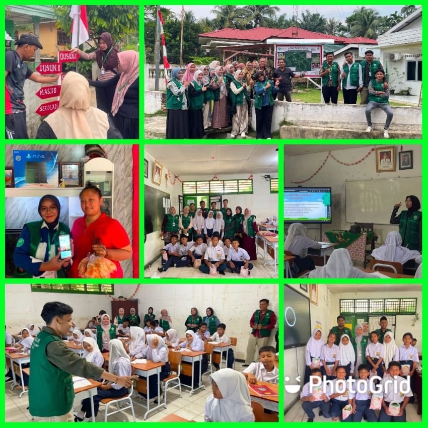 Mahasiswa Univa Medan Paparkan Capaian Program Kerja KKN di Desa Ujung Negeri Hulu&nbsp;
