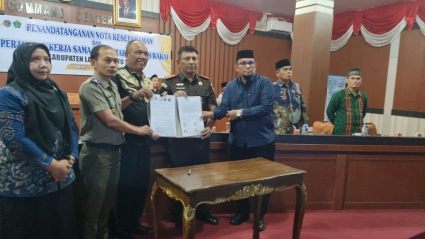 Perkuat Kepastian Hukum Aset Wakaf, Empat Instansi Teken Kerja Sama Percepatan Sertifikasi Tanah Wakaf