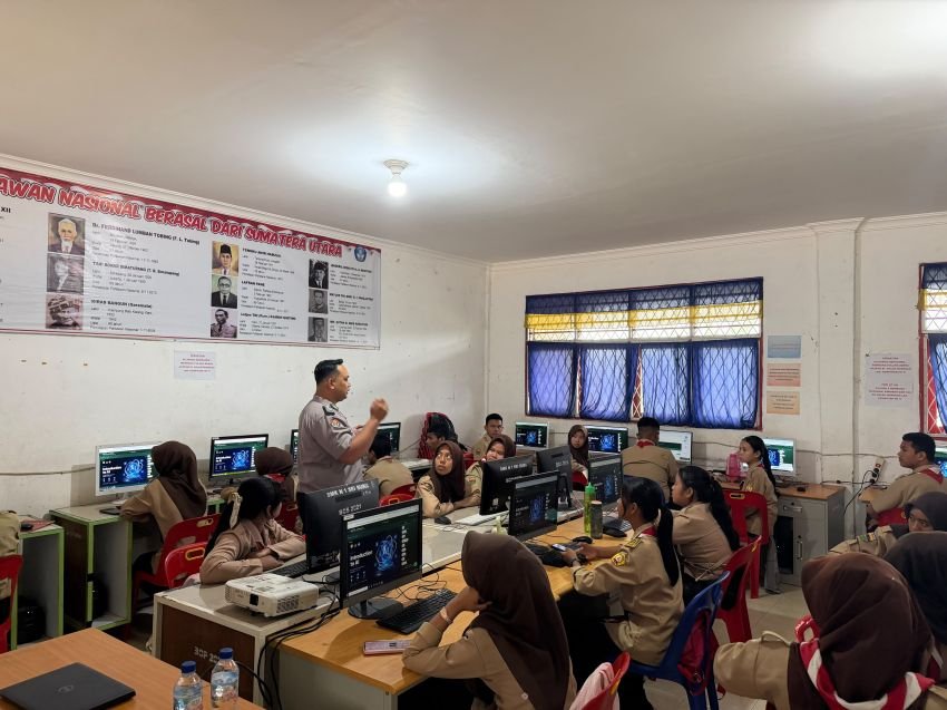 Polres Batu Bara Sosialisasikan Program Paham AI kepada Pelajar, 38 Siswa Raih Sertifikat