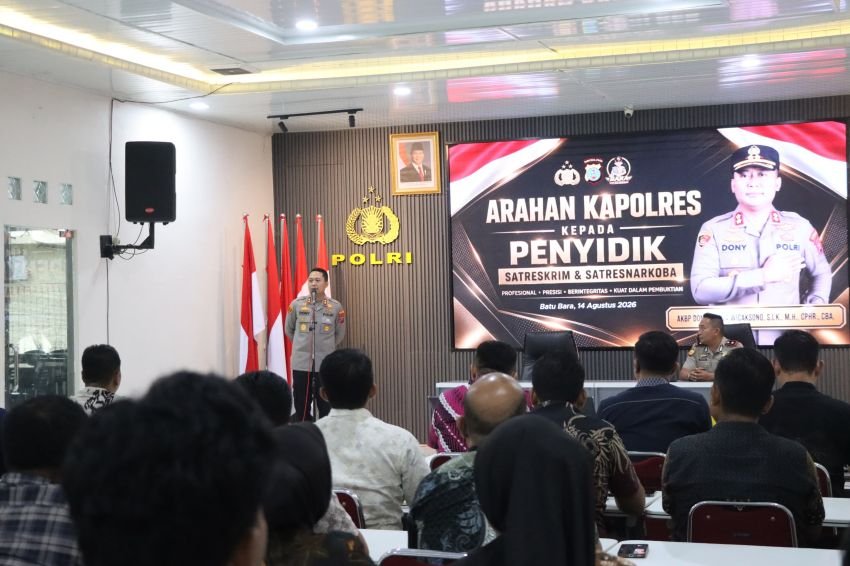 Kapolres Batu Bara Tekankan Penyidik Utamakan Pembuktian dan Integritas dalam Penanganan Perkara