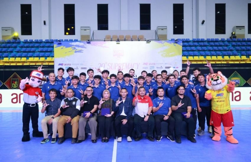 Siap Hadapi Musim Baru, JNE kembali mendukung Tim Cosmo JNE FC di Liga Futsal Profesional