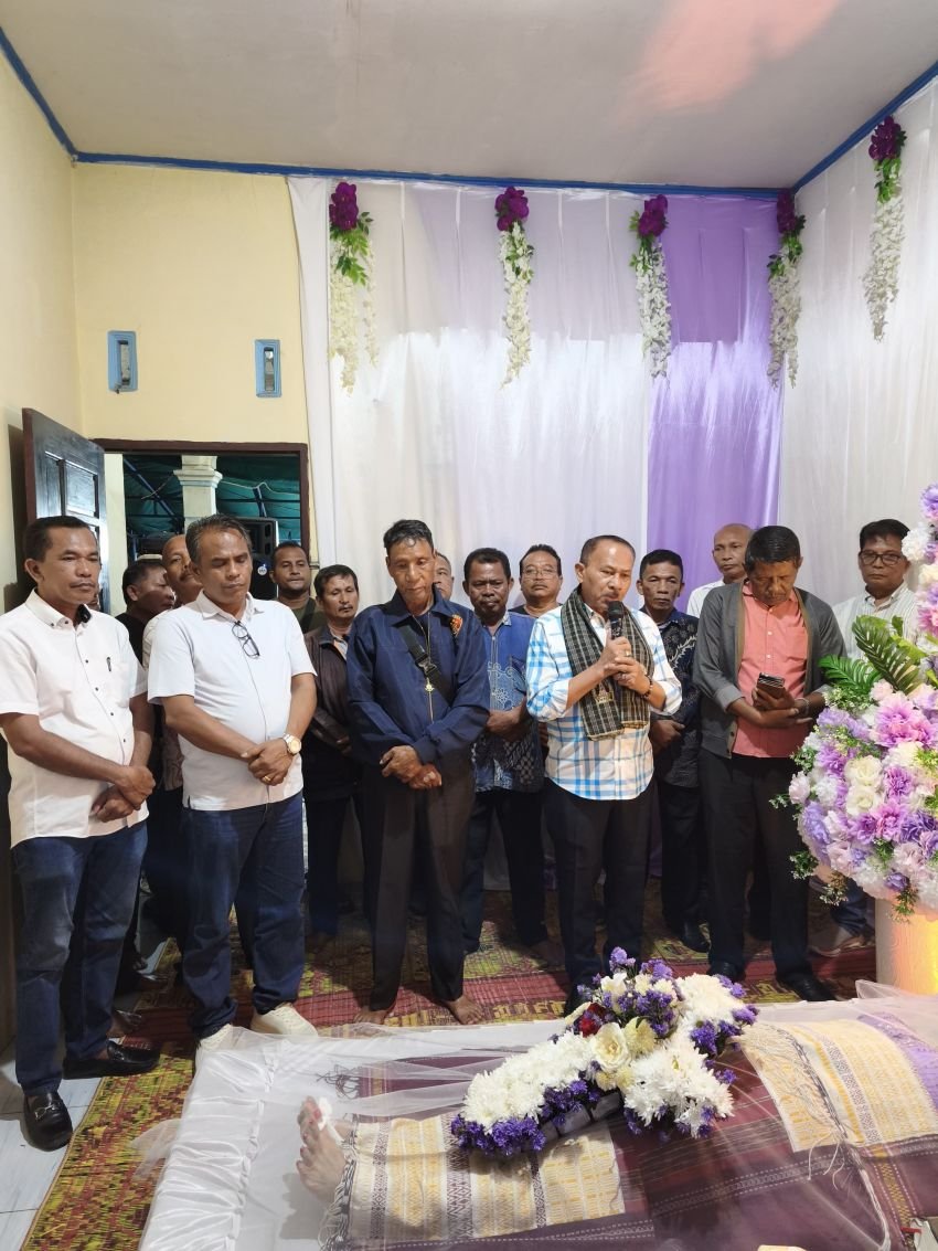 Wujud Kepedulian Dan Dukacita Punguan, Maruli Siahaan Kunjungan Sosial Ke Rumah Duka Anggota PPSD Siahaan Sektor 50 Patumbak