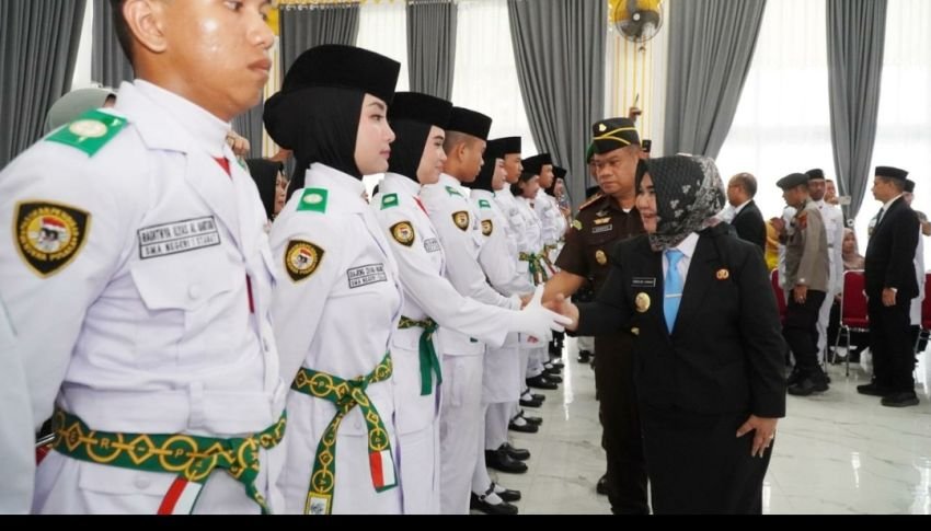 Plt. Bupati Tiorita Tegaskan, Paskibraka Harus Jadi Generasi Pejuang Indonesia Maju